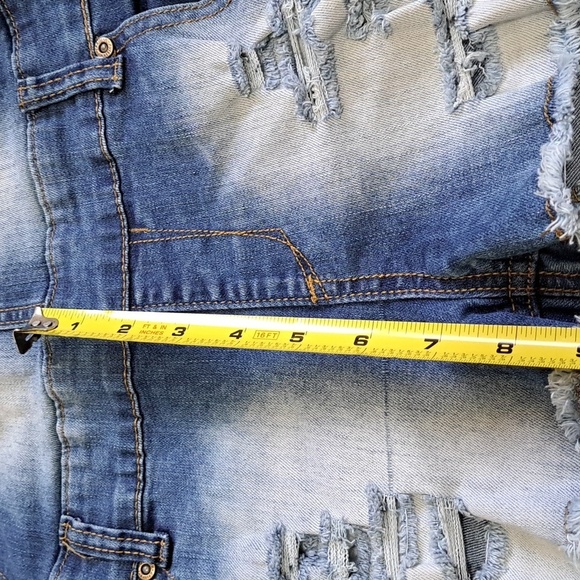 Dungaree Parisian Collection Shorts Bib Overalls Size 7 - Picture 7 of 8